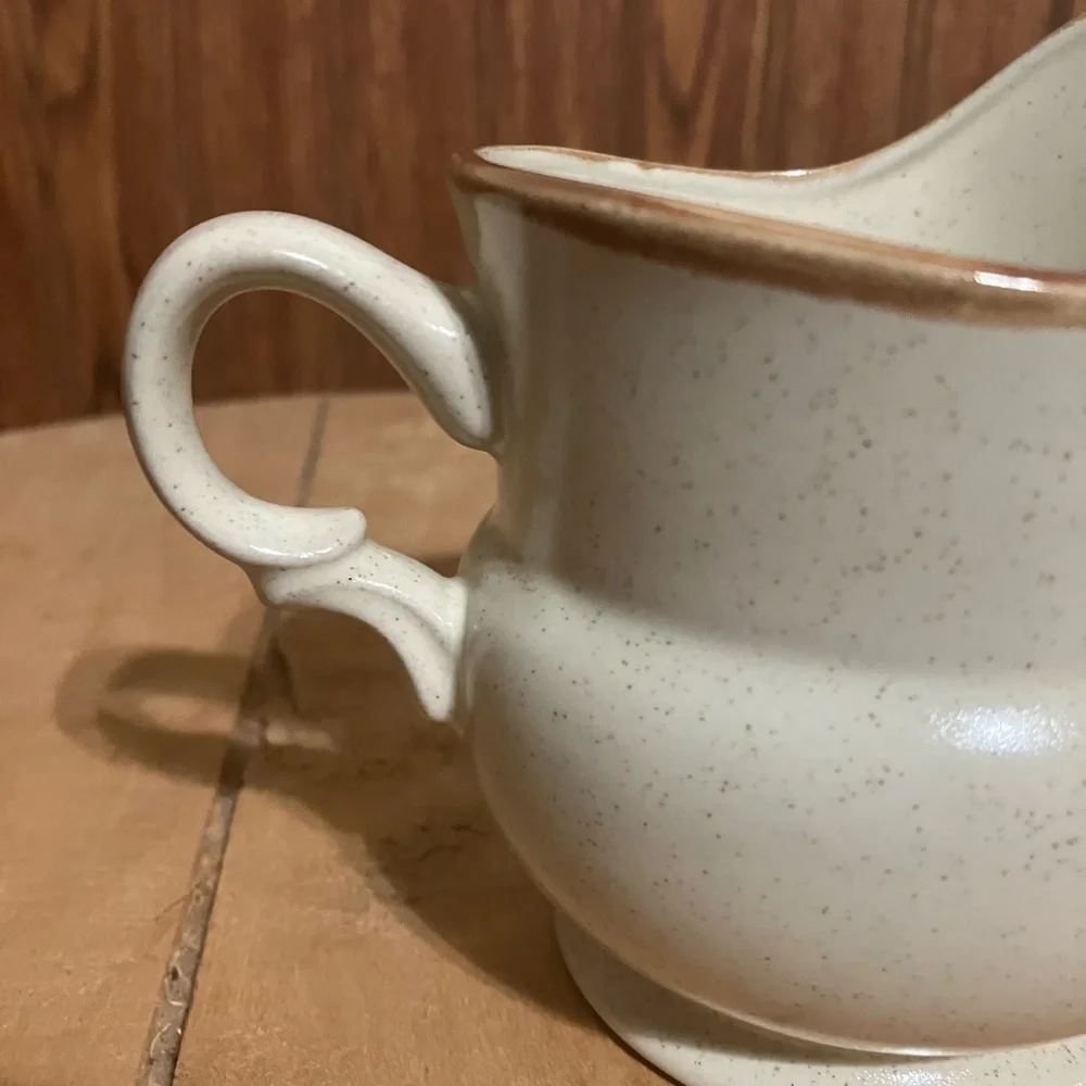 Vintage Stoneware Hearthside Creamer Floral Expressions Japan